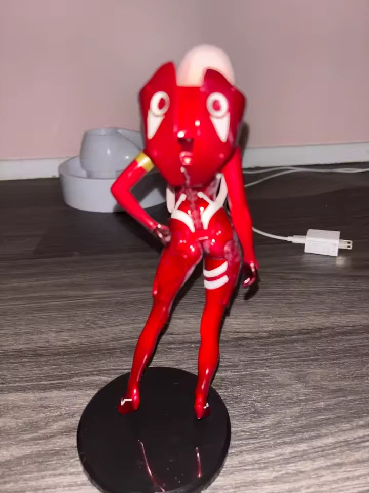 Zero Two Pistil Suit Darling in the Franxx Anime Figure Model PVC 9.4" [No Box]