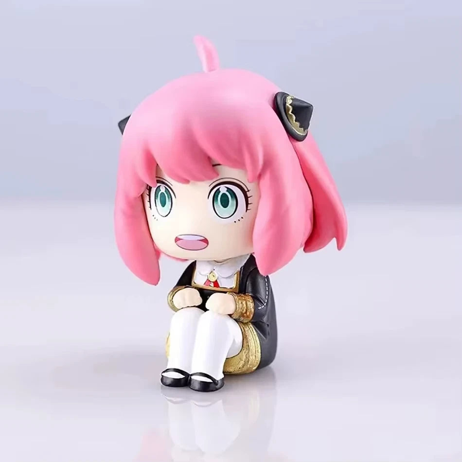 Anya Forger Spy × Family Anime Kawaii Desktop Miniature Figurine PVC 3.9" [No Box]