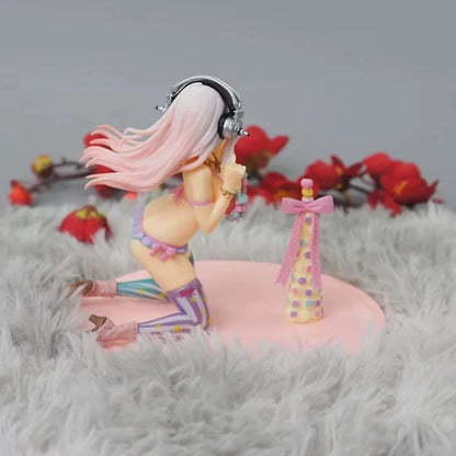 Super Sonico Macaron Tower SoniAni Anime Kawaii Figure PVC 6" [No Box] *Adult Collectible*
