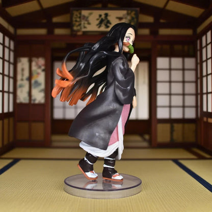 Nezuko Kamado Demon Slayer Anime Collectible Kawaii Figure PVC 6.5" [No Box]