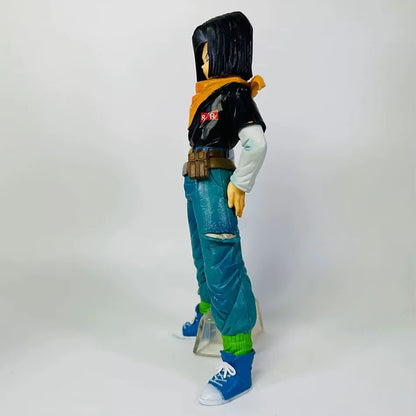 Android 18 & Android 17 Dragon Ball Z Anime Figure Model Statue PVC 9" [Boxed]