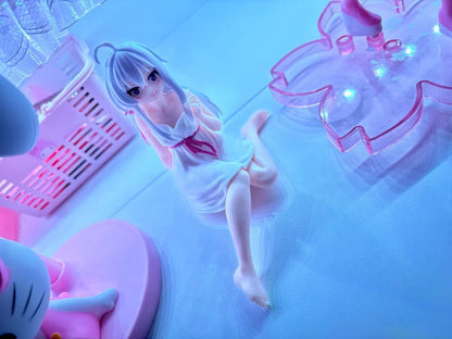Elaina Pajamas Wandering Witch Anime Adorable Kawaii Desktop Figure 3.5" [No Box]