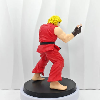 Ryu and Ken Street Fighter Classic Action Figure Model Statue PVC 4" [No Box]