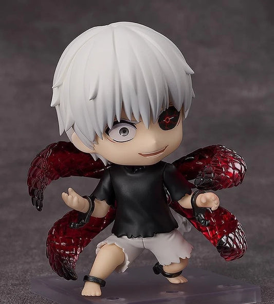 Kaneki Ken Tokyo Ghoul Anime Adjustable Kawaii Chibi Figurine PVC 3.9" [Boxed]