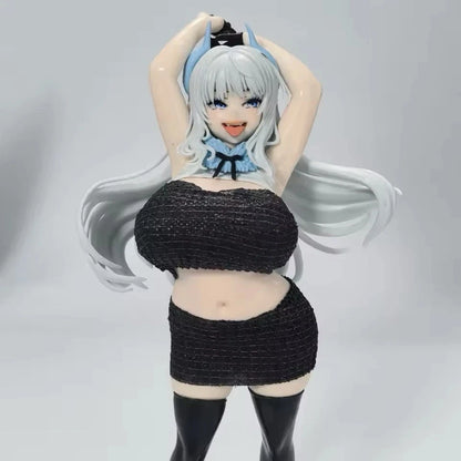 Mirajane Strauss Full Bust Halphas Fairy Tail Cast Off Anime Figure PVC 9" [No Box] *Adult Collectible*