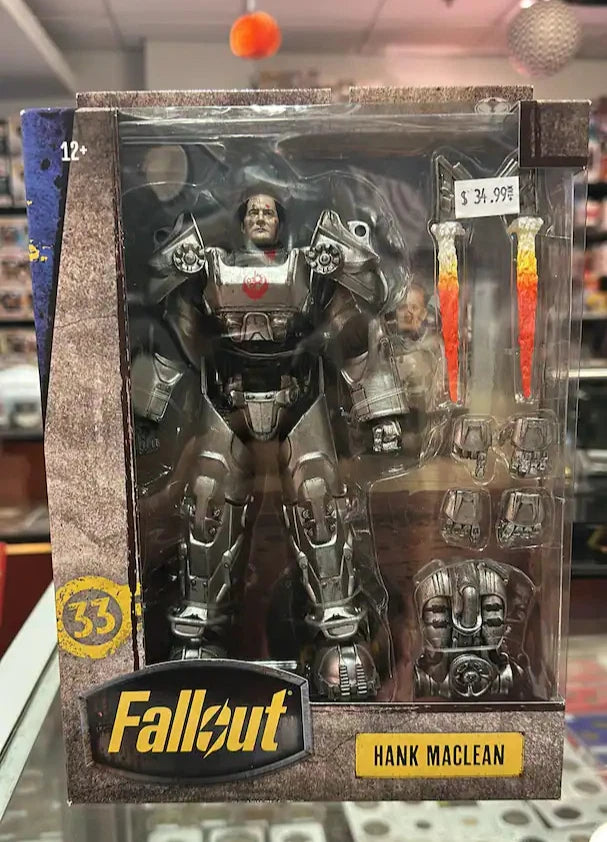 Hank MacLean T-60 Power Armor Fallout Adjustable Action Figure PVC 7" [Original]