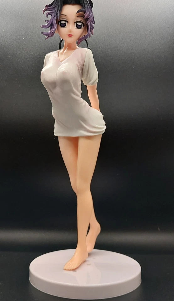 Shinobu Kocho Wet T-Shirt Demon Slayer Anime Figure PVC 9" [Adult Collectible]