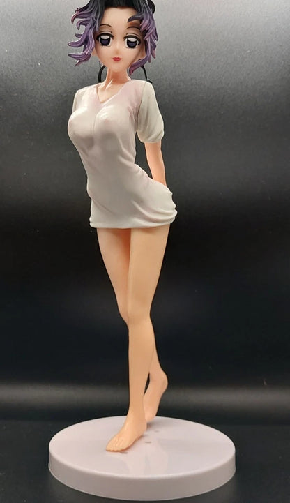 Shinobu Kocho Wet T-Shirt Demon Slayer Anime Figure PVC 9" [Adult Collectible]