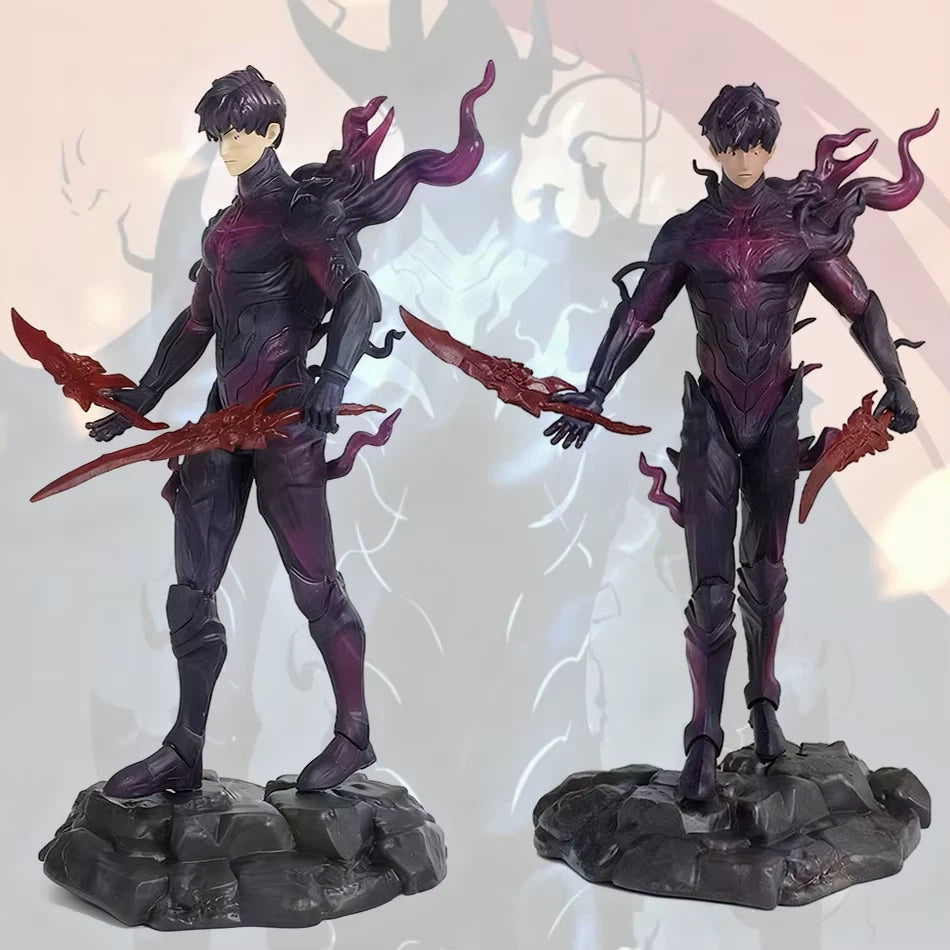 Sung Jinwoo Shadow King Solo Leveling Top-Rated Anime Figure PVC 8.4" [No Box]