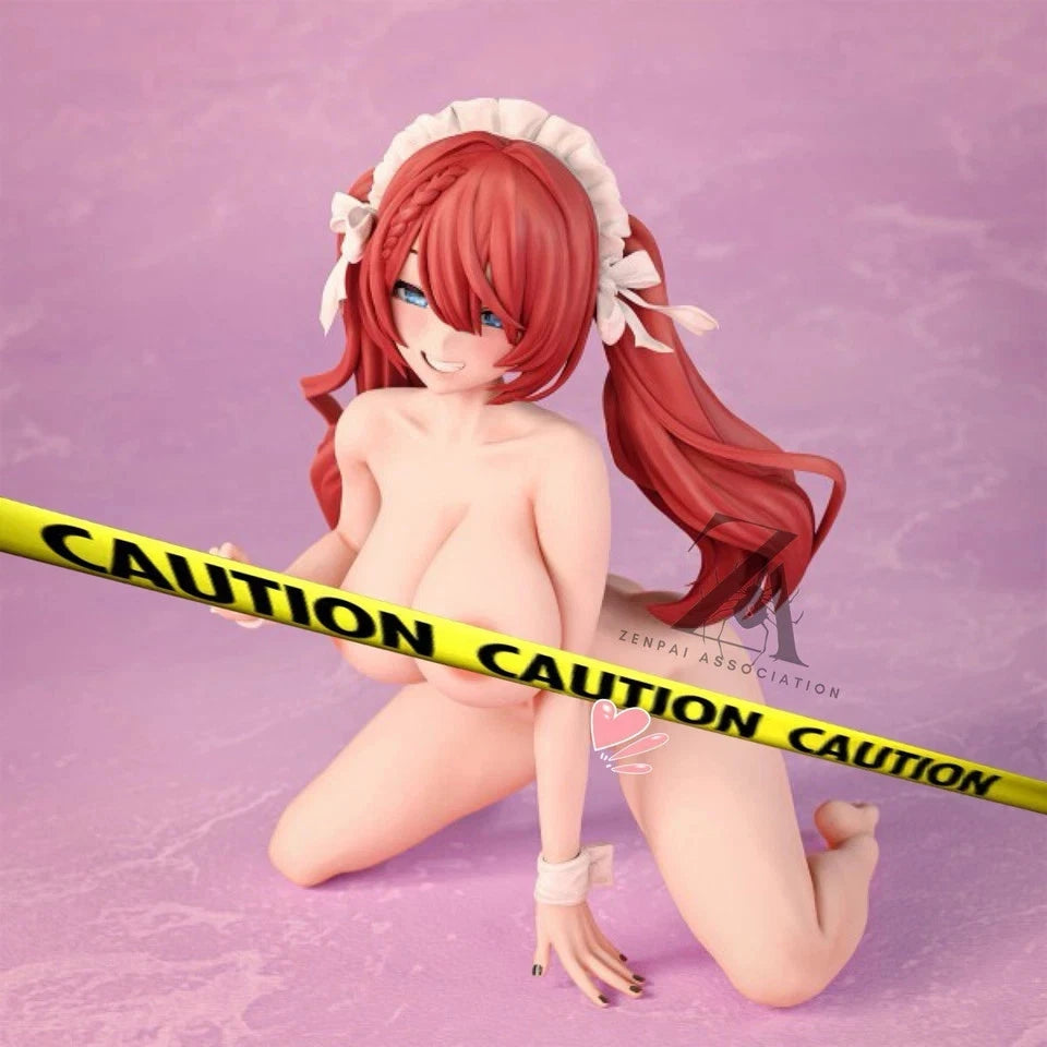 Ayana Full Bust Maid Kutsujoku Manga Premium Cast Off Figure PVC 4" [No Box] *Adult Collectible*