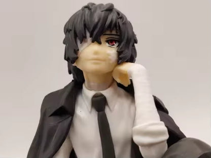 Osamu Dazai Sitting Bungo Stray Dogs Desktop Anime Figure Model PVC 5.3" [Boxed]