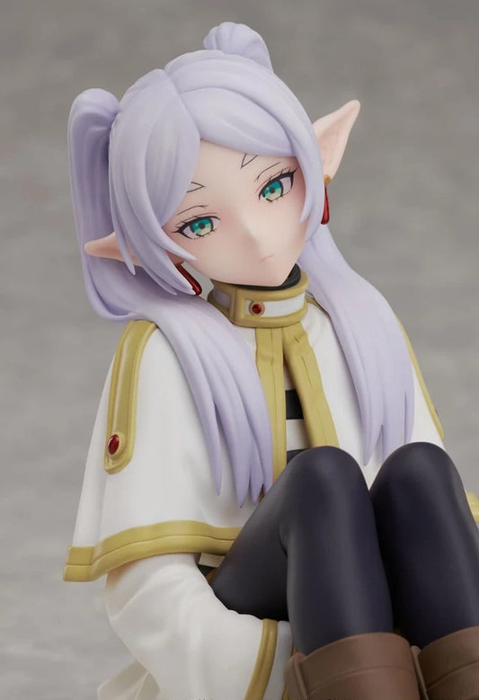 Frieren Sitting Frieren: Beyond Journey's End Anime Figure PVC 4.5" [No Box]