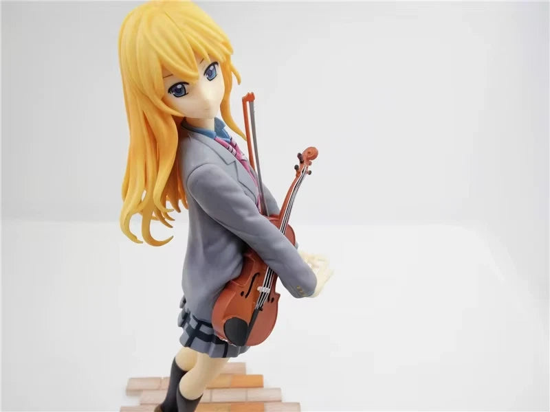 Kaori Miyazono Violinist Your Lie in April Kawaii Anime Figure PVC 7.8" [No Box]