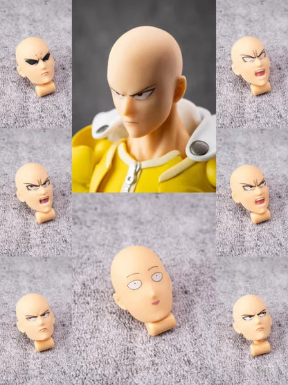Saitama Bald Cape One Punch Man Adjustable Popular Anime Figure PVC 6" [Boxed]