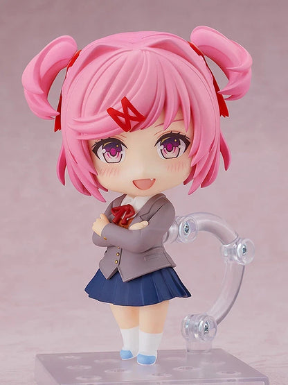Natsuki Doki Doki Literature Club! Adjustable Kawaii Anime Figure PVC 4" [Boxed]
