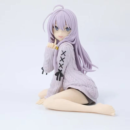 Elaina Sweater Dress Wandering Witch Anime Kawaii Desktop Figure PVC 5" [Boxed]