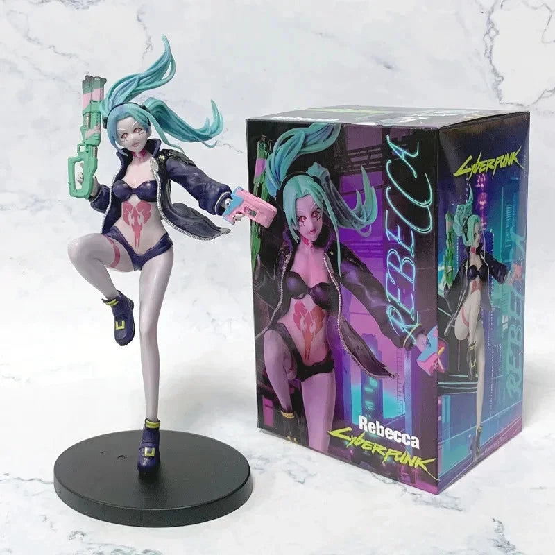 Rebecca The Destroyer Cyberpunk Edgerunners Popular Anime Figure PVC 9" [Boxed]