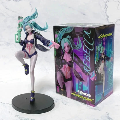 Rebecca The Destroyer Cyberpunk Edgerunners Popular Anime Figure PVC 9" [Boxed]