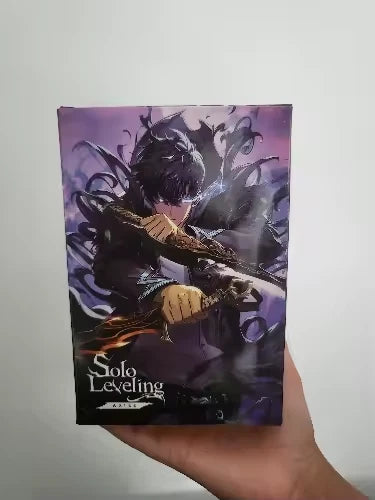 Sung Jin-woo Dual Daggers Solo Leveling Anime Figure Model Statue PVC 8" [Boxed]