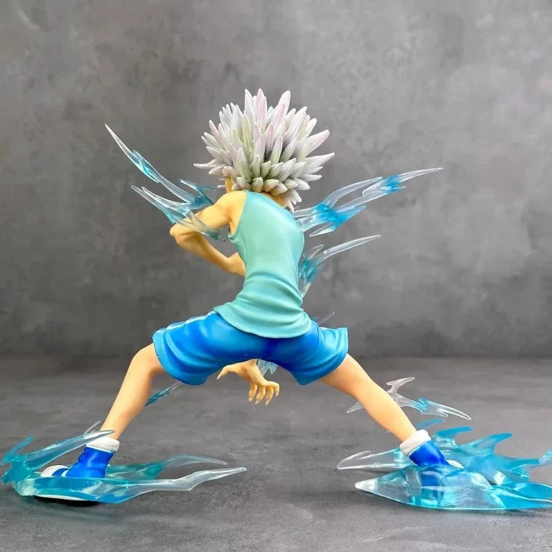 Killua Zoldyck Godspeed Hunter × Hunter NEW Anime Figure Model Statue PVC 6" [Boxed]