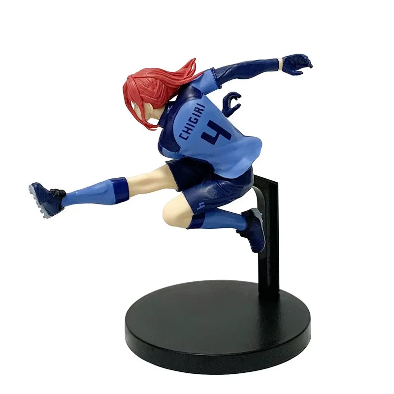 Hyoma Chigiri Soccer Uniform Blue Lock Beloved Anime Figure PVC 5" [Boxed]