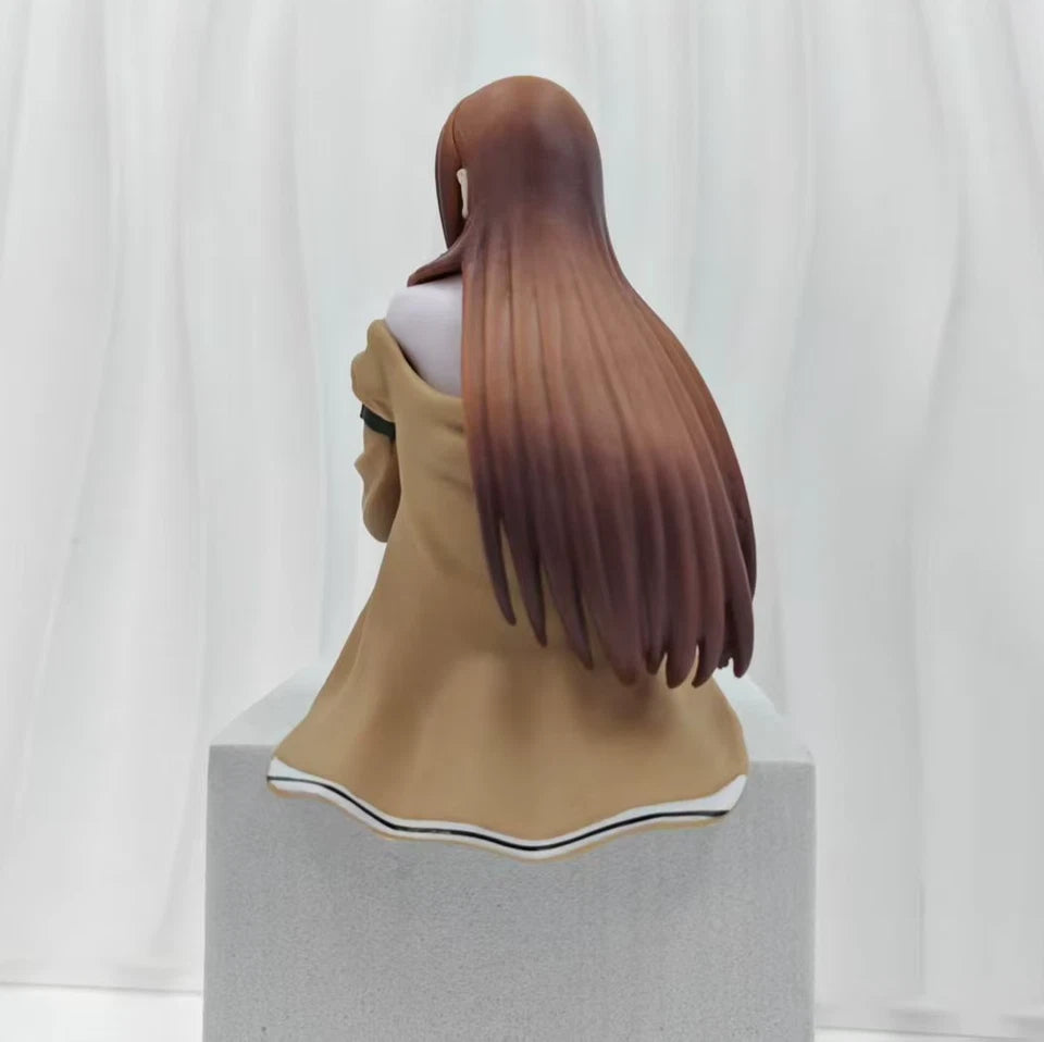 Kurisu Makise Sitting Steins;Gate Kawaii Anime Figure Model Statue PVC 6" [Boxed]