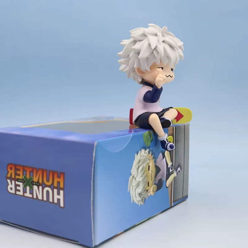 Killua Zoldyck Peace Sign Hunter x Hunter Chibi Anime Figure Model PVC 3" [Boxed]
