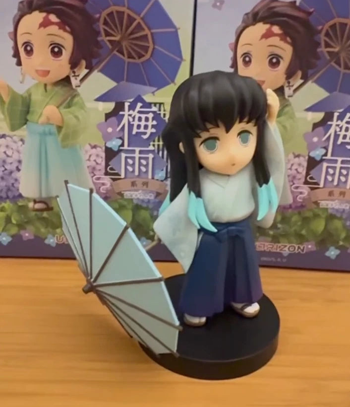 Tanjiro, Nezuko, Muichiro, Zenitsu, Mitsuri, Tengen Demon Slayer Collectible Anime Figure PVC 4.5" [Boxed]