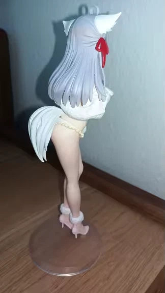 Alisa Mikhailovna White Fox Roshidere Anime Figure Model Statue PVC 10" [Adult Collectible]