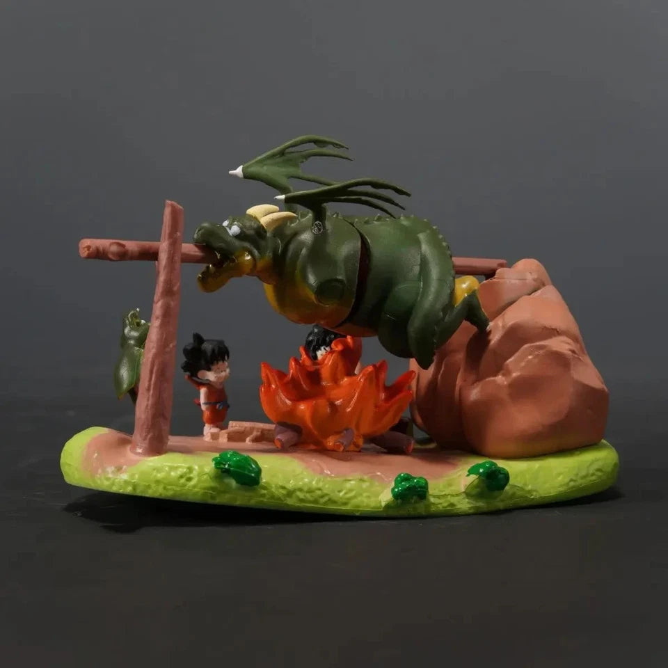 Yajirobe vs Cymbal Dragon Ball Collectible Anime Figure Model Statue PVC 3"