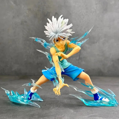 Killua Zoldyck Godspeed Hunter × Hunter NEW Anime Figure Model Statue PVC 6" [Boxed]