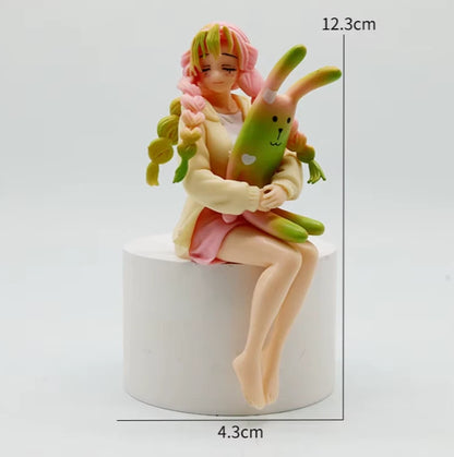 Nezuko, Mitsuri, Tanjiro, Tengen, Demon Slayer Anime Figure Model Noodle Stoppers PVC 5" [Boxed]