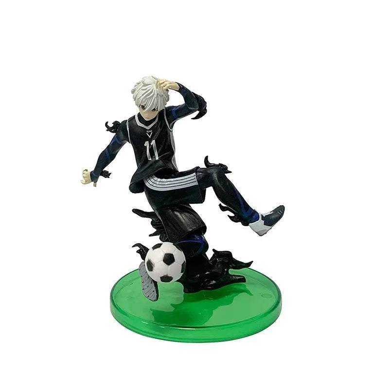 Seishiro Nagi Soccer Jersey Blue Lock Anime Figure Model Statue PVC 4" [No Box]