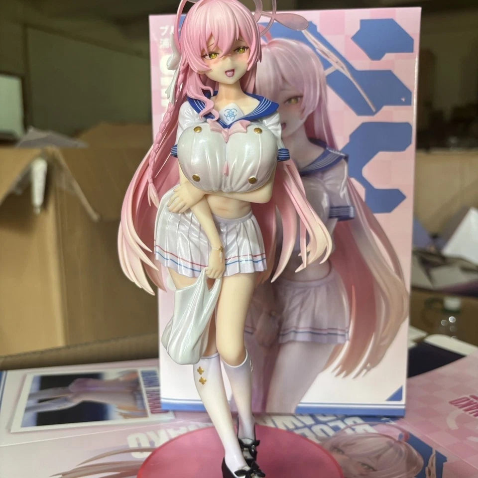 Urawa Hanako Sailor Uniform Blue Archive Anime Figure PVC 10" [Adult Collectible]