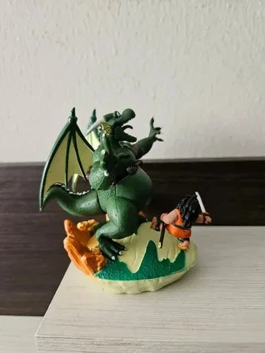 Yajirobe vs Cymbal Dragon Ball Collectible Anime Figure Model Statue PVC 3"