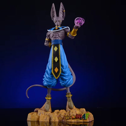 Beerus the Destroyer Dragon Ball Super Anime Figure Model Statue PVC 11" [No Box]