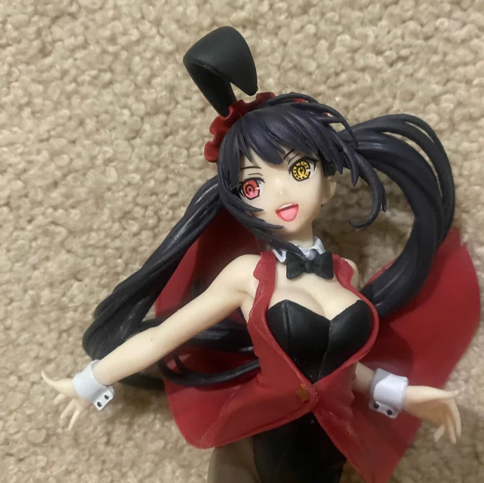 Kurumi Tokisaki Bunny Girl Date A Live Kawaii Anime Figure PVC 11" [No Box]