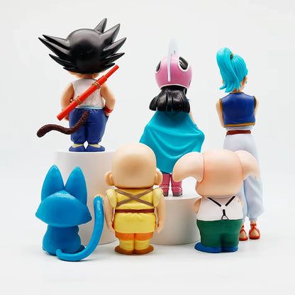 Goku, Chi-Chi, Bulma Dragon Ball Collectible Anime Figure PVC 3 - 8" [Boxed]