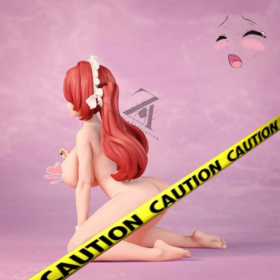 Ayana Full Bust Maid Kutsujoku Manga Premium Cast Off Figure PVC 4" [No Box] *Adult Collectible*