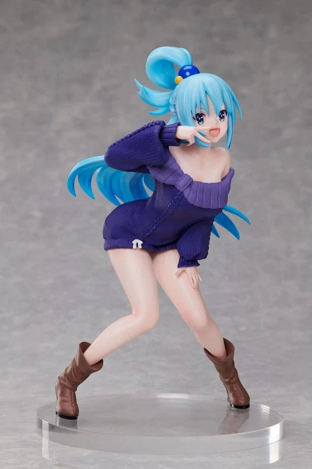 Aqua Camera Pose KonoSuba Fan-Favorite Kawaii Anime Figure PVC 8" [Boxed : Original]