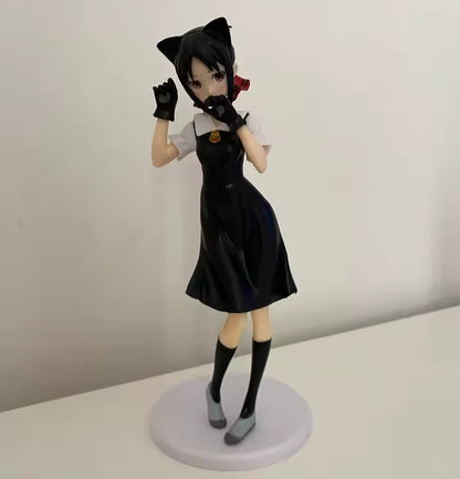 Kaguya Shinomiya & Chika Fujiwara Neko Love is War Anime Figure PVC 8.5" [No Box]