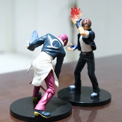 Kyo Kusanagi & Iori Yagami The King of Fighters Classic Figure Model Statue PVC [No Box]