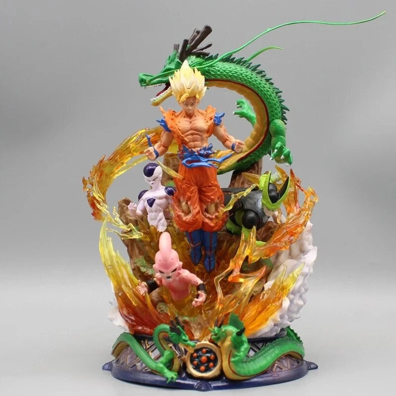 Goku, Frieza, Shenron, Kid Buu, Cell Dragon Ball Z Anime Figure PVC 6" [No Box]