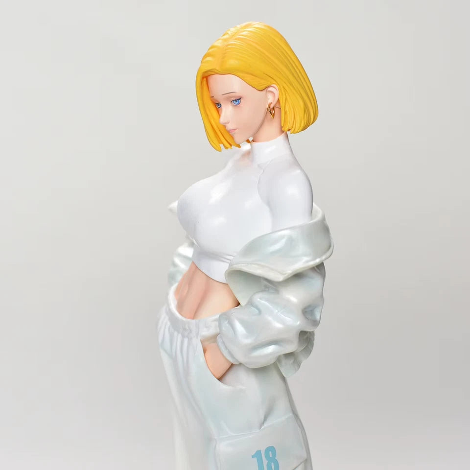Android 18 Streetwear Style Dragon Ball Z Anime Cute Figure PVC 9" [Boxed]