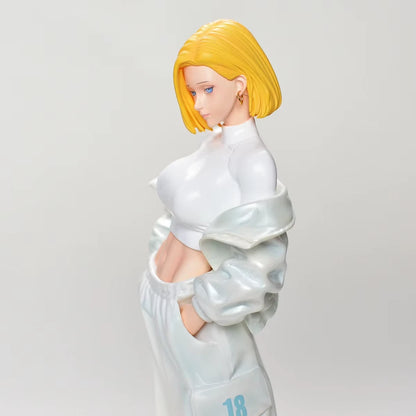 Android 18 Streetwear Style Dragon Ball Z Anime Cute Figure PVC 9" [Boxed]