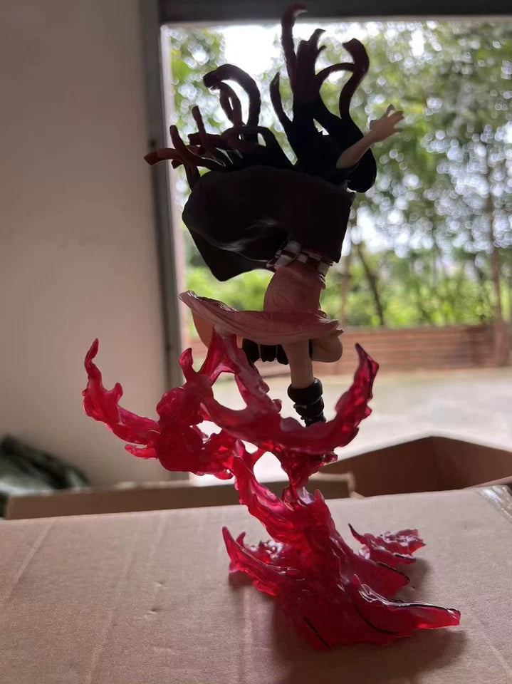 Nezuko Kamado Blood Art Demon Slayer Anime Figure Model Statue PVC 8" [No Box]