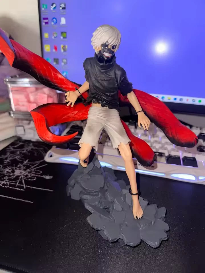 Ken Kaneki Centipede Tokyo Ghoul Iconic Anime Figure PVC 7" [No Box]
