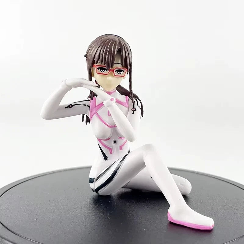 Asuka, Rei Ayanami, Mari Illustrious Neon Genesis Evangelion Anime Figures PVC 4" [No Box, 3 pc set]