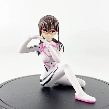 Asuka, Rei Ayanami, Mari Illustrious Neon Genesis Evangelion Anime Figures PVC 4" [No Box, 3 pc set]