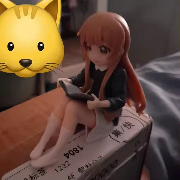 Hanako‌ Omuro Reading YuruYuri Kawaii Desktop Anime Figure Model PVC 3" [No Box]